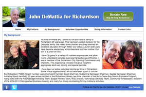 The John DeMattia for Richardson Website